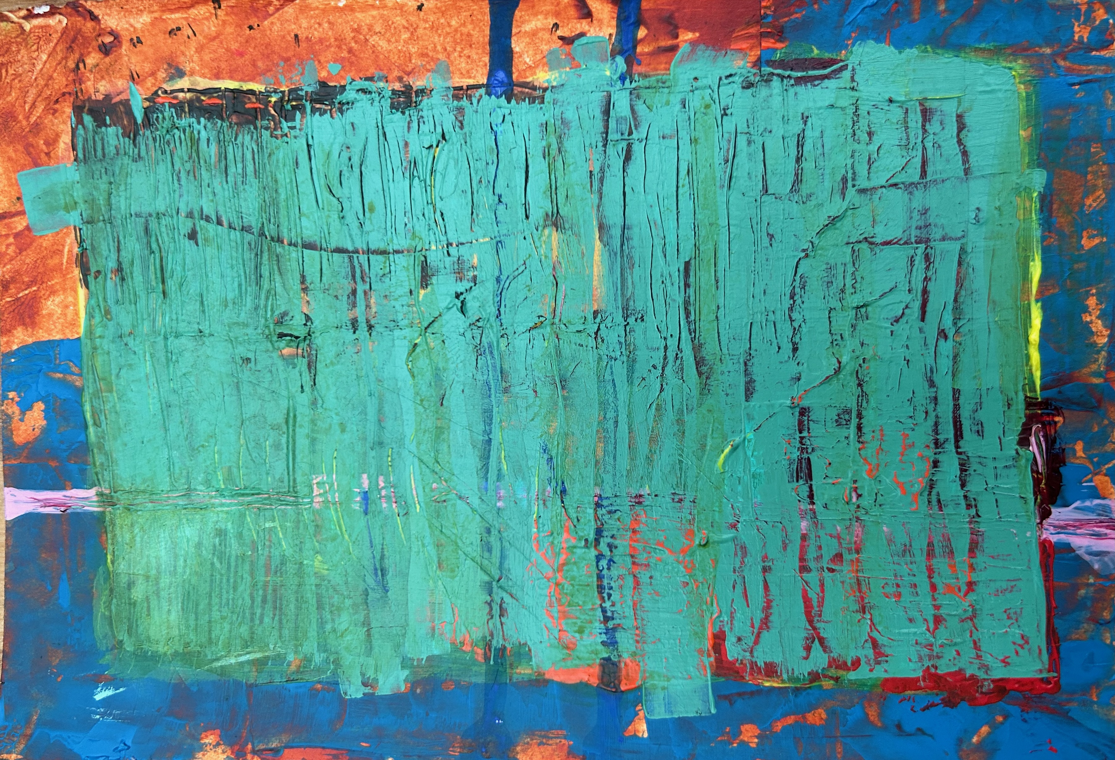 Sled Wood, Spring — colour field study